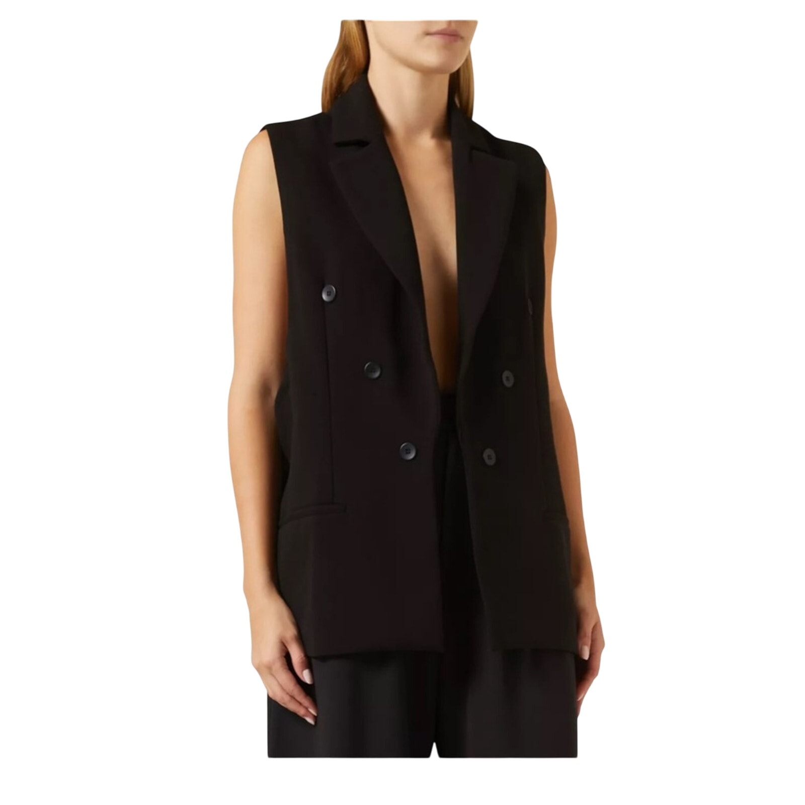 New $215 Alohas Sold Out Piera Blazer In Matte Black Layered Designer Piece Xs